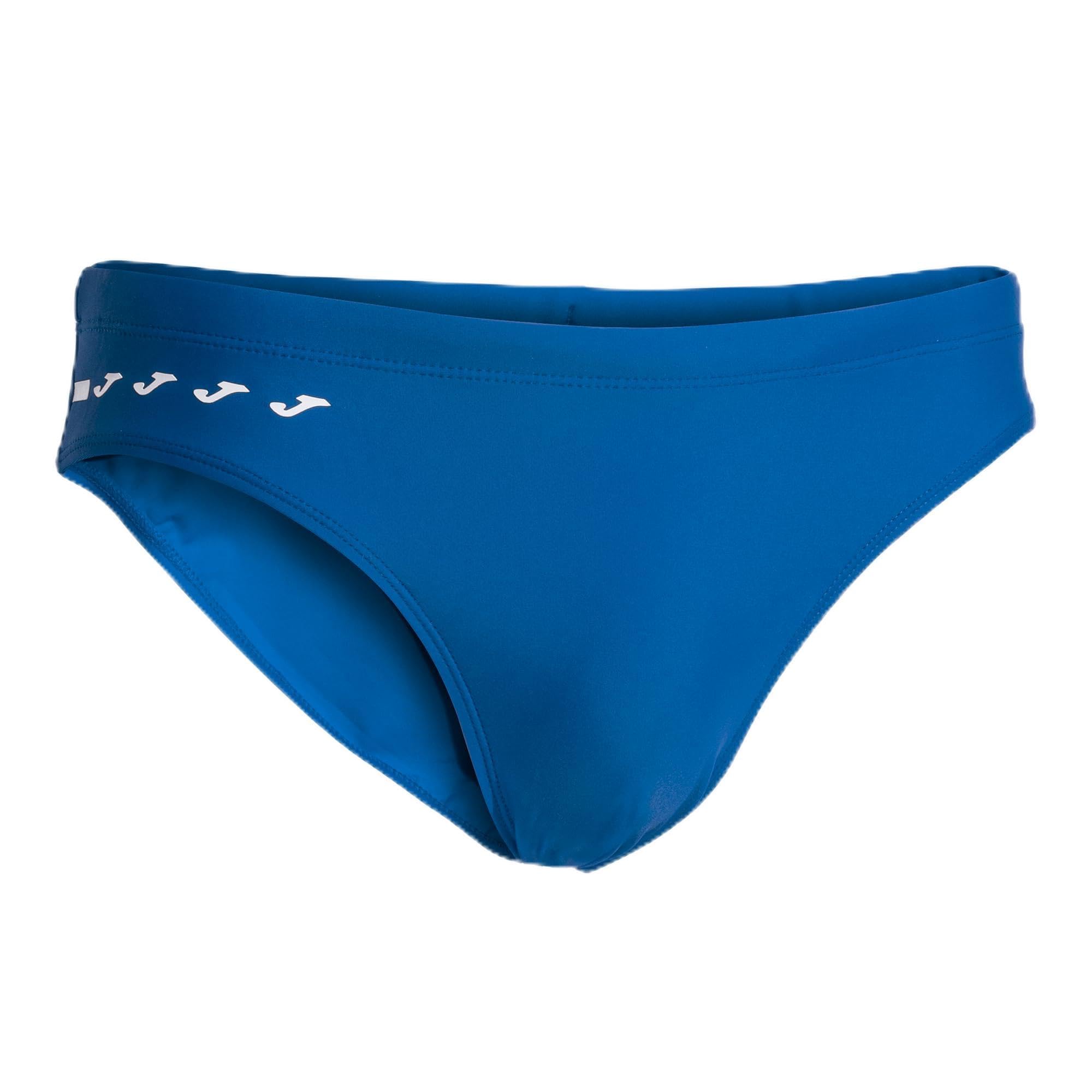 Joma Men's Swim Briefs, Sizes 4XS-XL, with Elastic Waistband, Chlorine Resistant and Quick-Drying, Ideal for Swimming, Shark III Royal