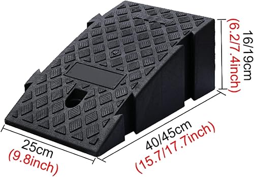 Miniatura 6 de HOLGVE Rampas multifunción para entrada, rampa de umbral de plástico portátil, rampas de carga, para acera, cortacésped, coches, sillas de ruedas,