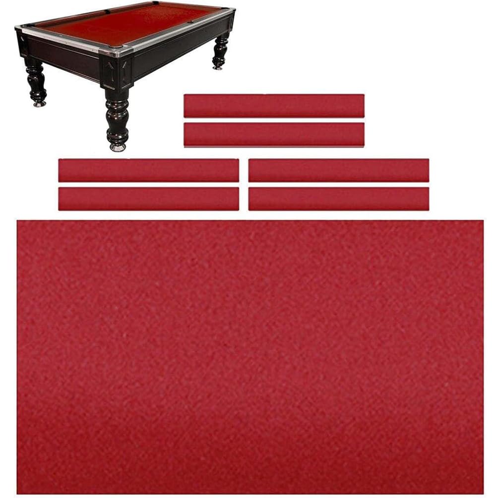 Panno da Tavolo da Biliardo Accessori di Sostituzione delle Tovaglie da Biliardo da 7/8/9 Piedi Panno per Tavolo da Biliardo per Famiglie Club Bar Giochi Indoor,B,8ft