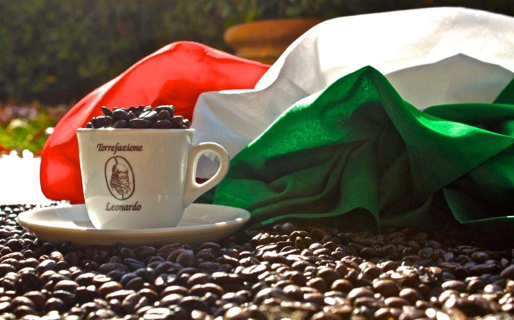 Caffè Leonardo Artisan Prażenie strąków - opakowanie 150 kapsułek - kompatybilny z ESE dm 44 (kremowa mieszanka)