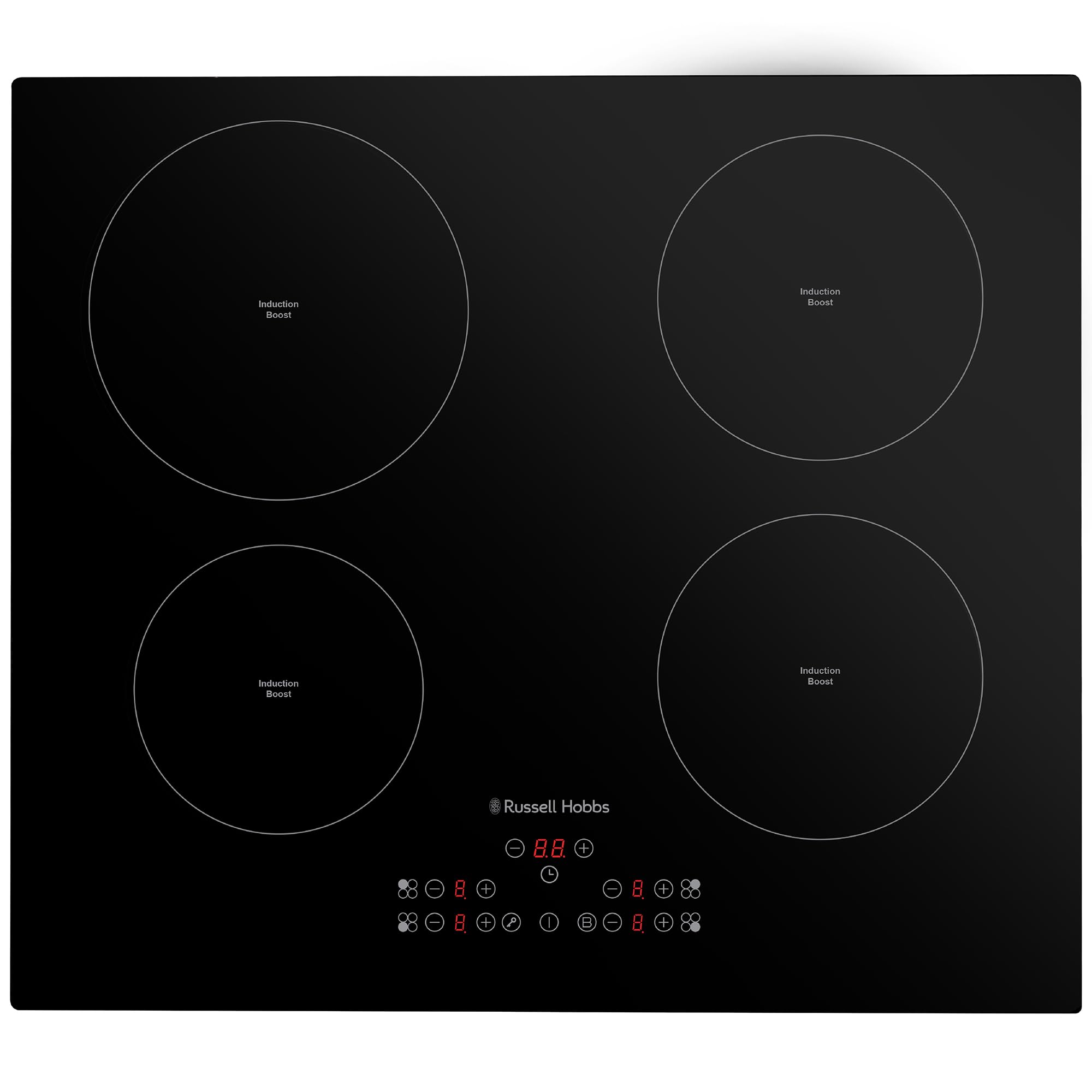 Russell Hobbs RH60IH413B, 59cm 4 Zone Induction Hob with Touch Control in Black