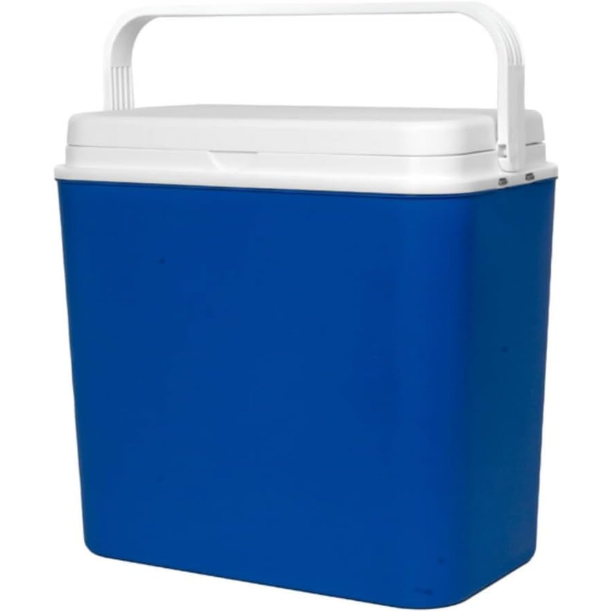 PARENCE. - 24L Cooler Box - Insulated box with removable lid and handle - Durable storage for picnics, beaches, camping and trips
