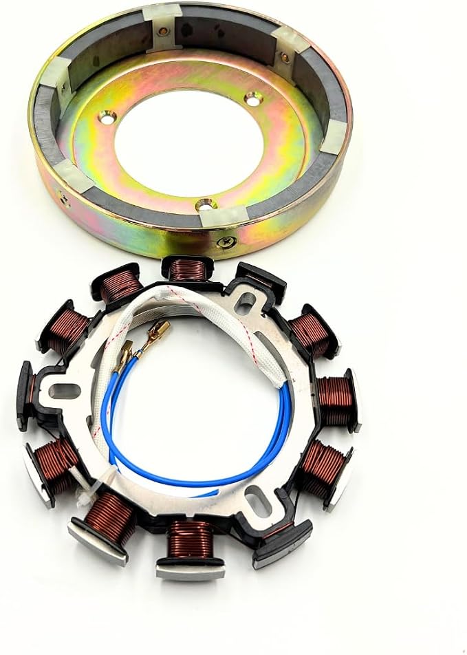 Kit motor arranque eléctrico diésel 186F 186FA L100 miniatura 5