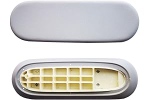 Arm Pads Caps (1-Pair) for Herman Miller Sayl Chair - Light Grey Vinyl