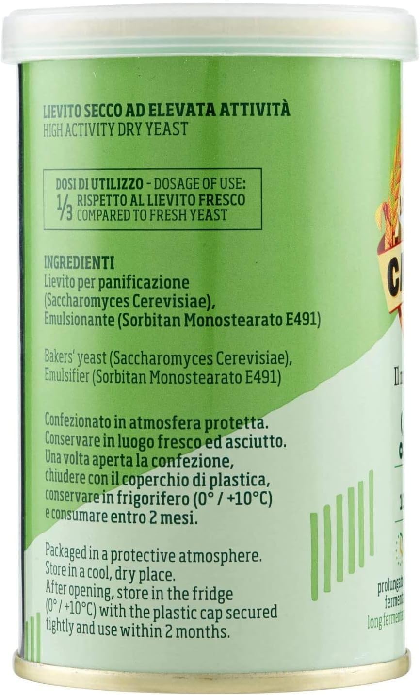 Italian Gourmet Bundle 3 x 100 g Levure Sèche Italienne Haute Activité pour Pizza Pain et Pâtisserie + Italian Gourmet Polpa 400 g, levure sèche 100% italienne, fermentation prolongée