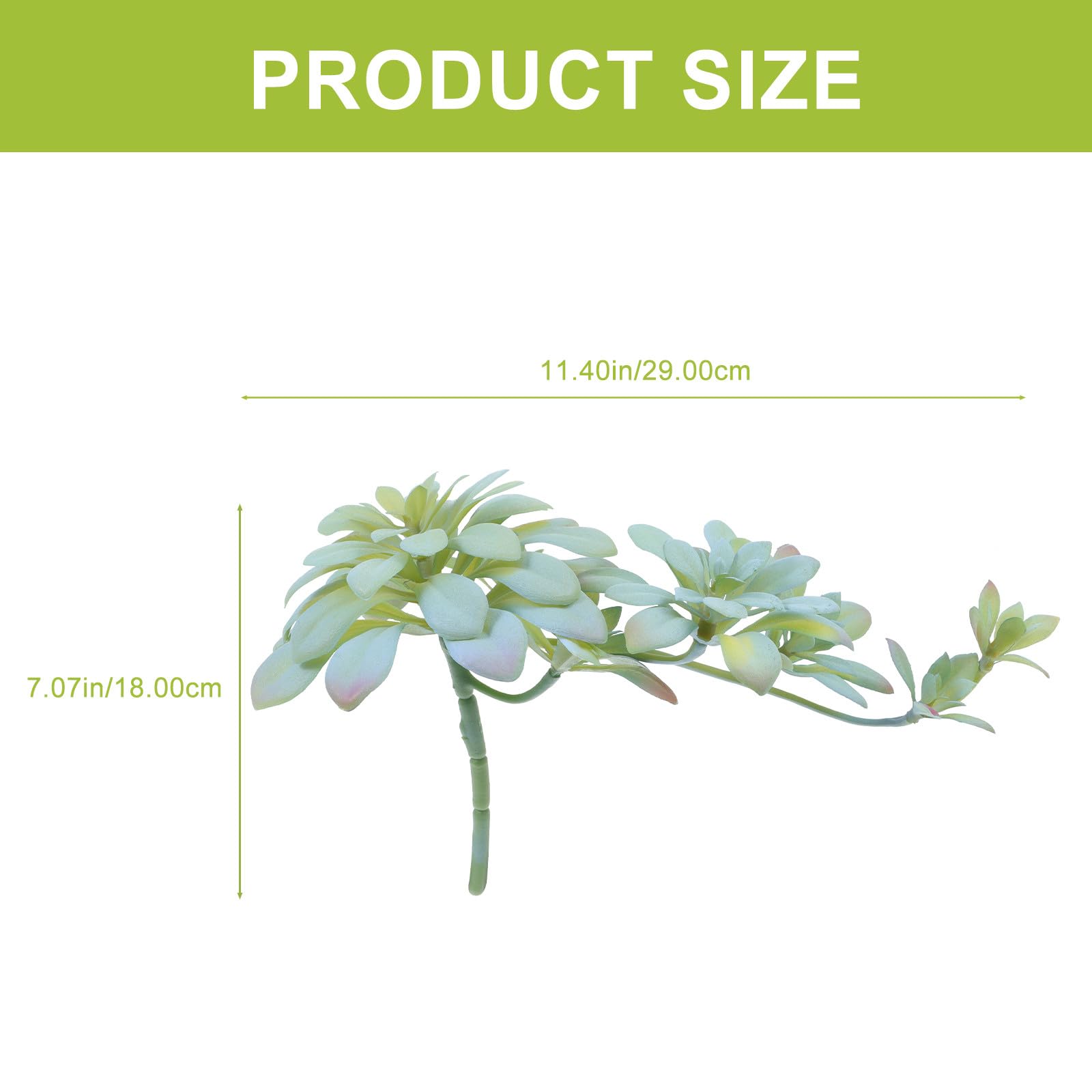 FOMIYES Plante Artificielle Succulente en Rotin 27 Cm, Décoration Intérieure Suspendue, Plante D'imitation Éclatante pour Maison, Bureau et Mariage, Accessoire de Décor Naturel et