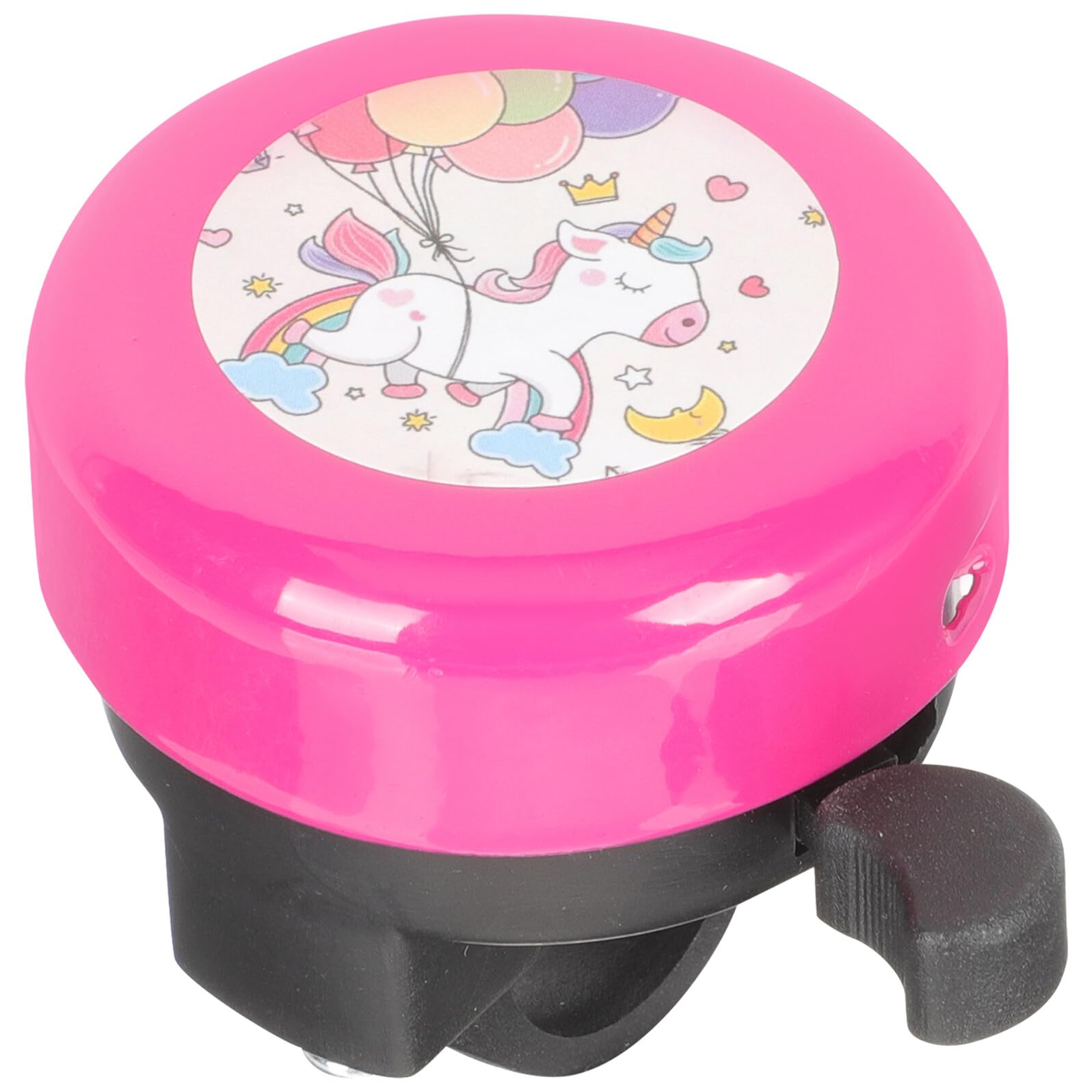 Unicorn Bicycle Bell with Durable Plastic, Lightweight and Sturdy Handlebar Mountable for Kids Bikes and Scooters, Vivid Design