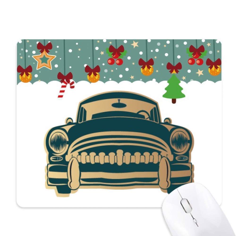 Tapis de souris caoutchouc vert silhouette de voitures classiques premium - 5
