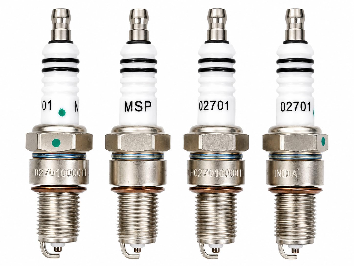 Master Spark Plug, (Set of 4), Nickel, MSP 02701, LML Scooter-image-38