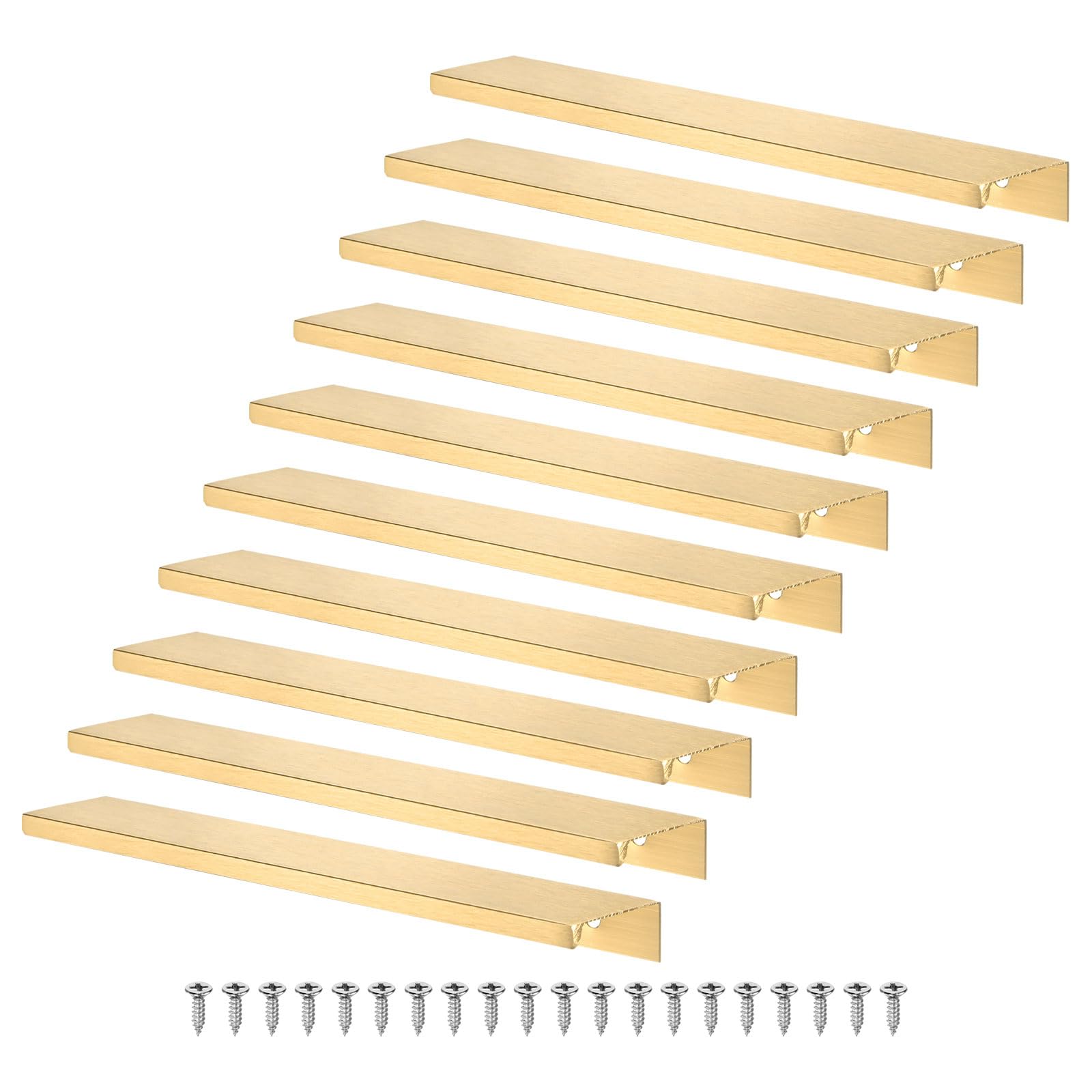 M METERXITY 10-Pack Cabinets Drawers Edge Pulls