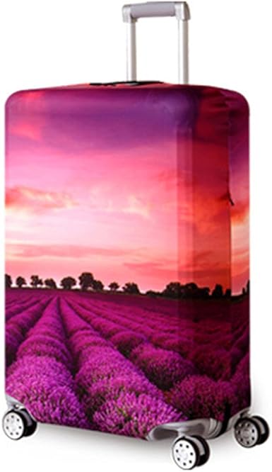 review YEKEYI Travel Suitcase Protector Zipper Suitcase Cover Washable Print Luggage Cover 18-32 Inch