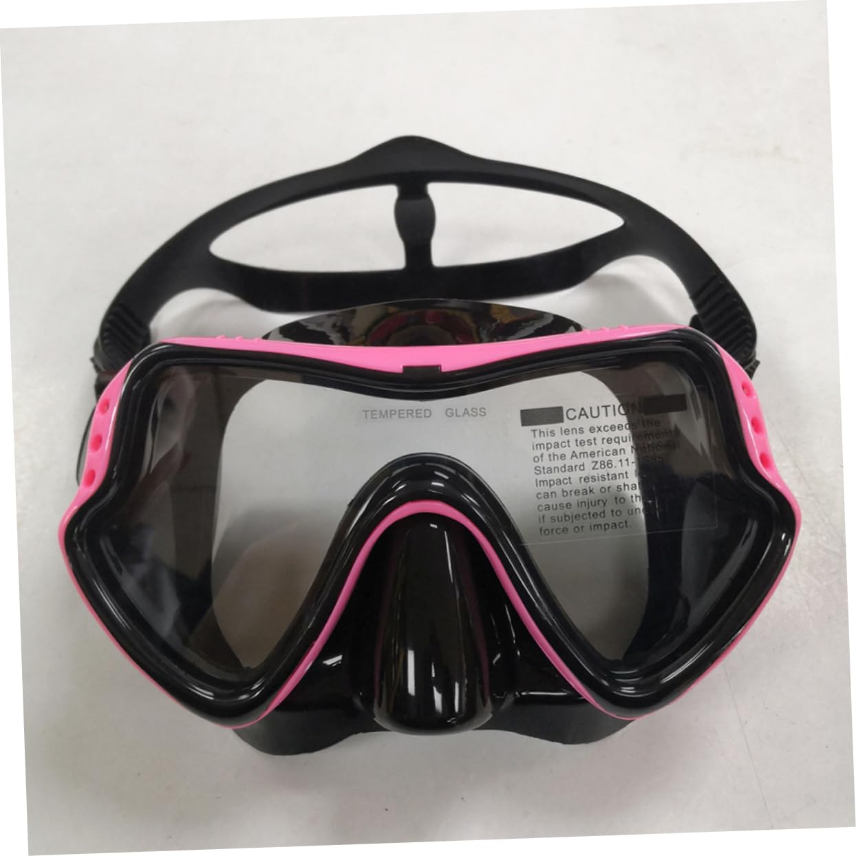 Schwimmbrillen mit Atemrohr Taucherbrillen aus Silikon Unidirektionale Abflusslöcher Maximales Sichtfeld Hochelastisches Kopfband für Komfort