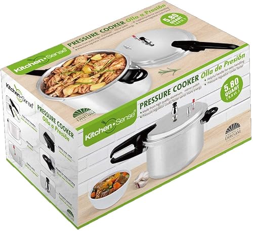 Vista 5 de J&V TEXTILES Ollas a presión de aluminio (4, 5, 7, 9 o 11 litros) (7 litros)*
