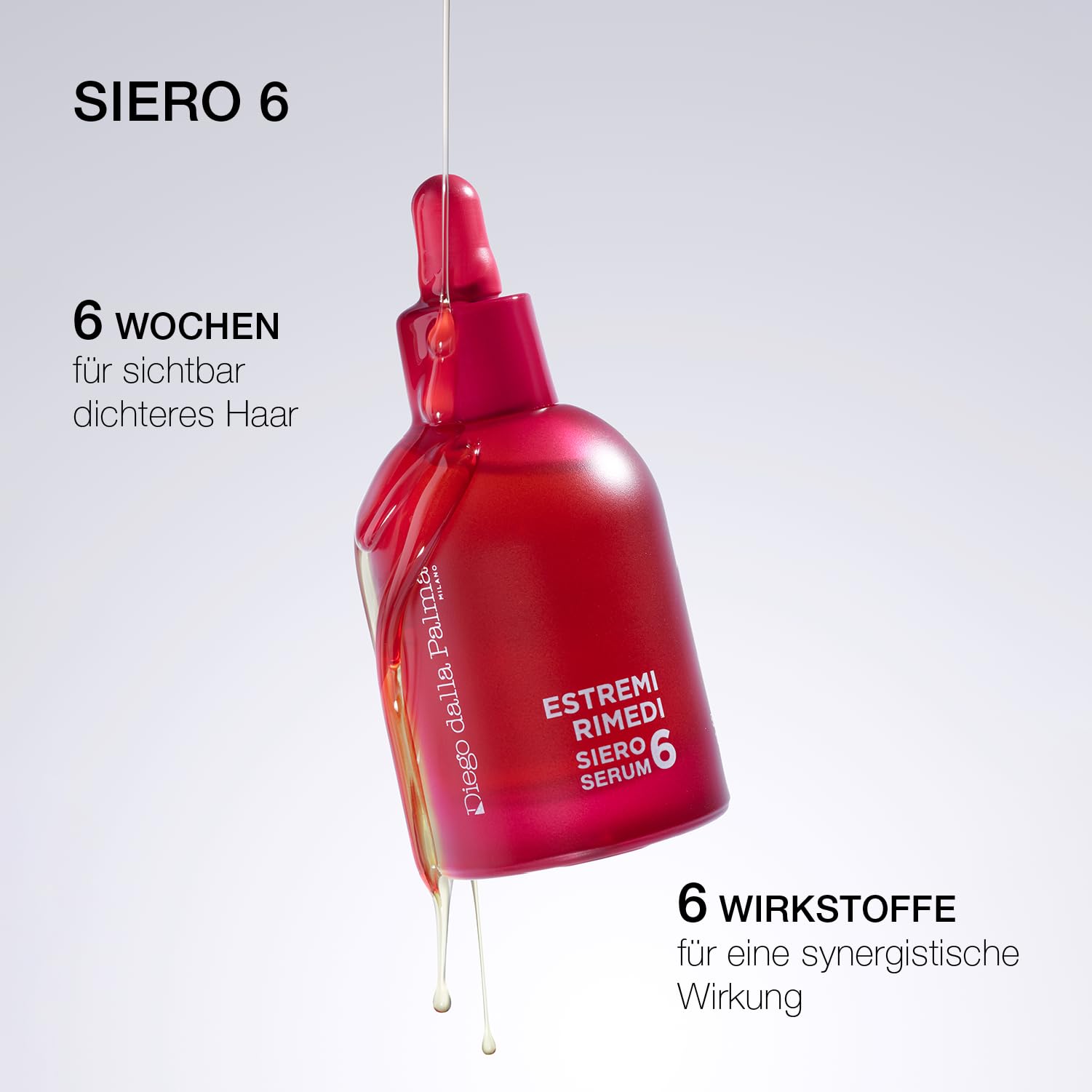 DIEGO DALLA PALMA MILANO - ESTREMIRIMEDI Serum 6 Kräftigende Pflege für Kopfhaut und Haar. Stimuliert die Mikrozirkulation. Stärkt die Haarfaser. 50ml