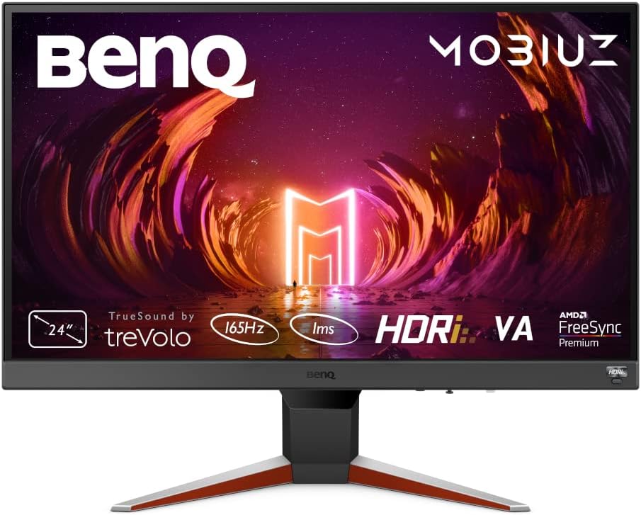 BenQ Mobiuz EX240N Monitor da Gioco (23,8 pollici, 165hz, 1ms, HDMI e DP compatibile con 120 Hz per PS5, Xbox Serie X e Serie S) BenQ Mobiuz EX240N Monitor da Gioco (23,8 pollici, 165hz, 1ms, HDMI e DP compatibile con 120 Hz per PS5, Xbox Serie X e Serie S)