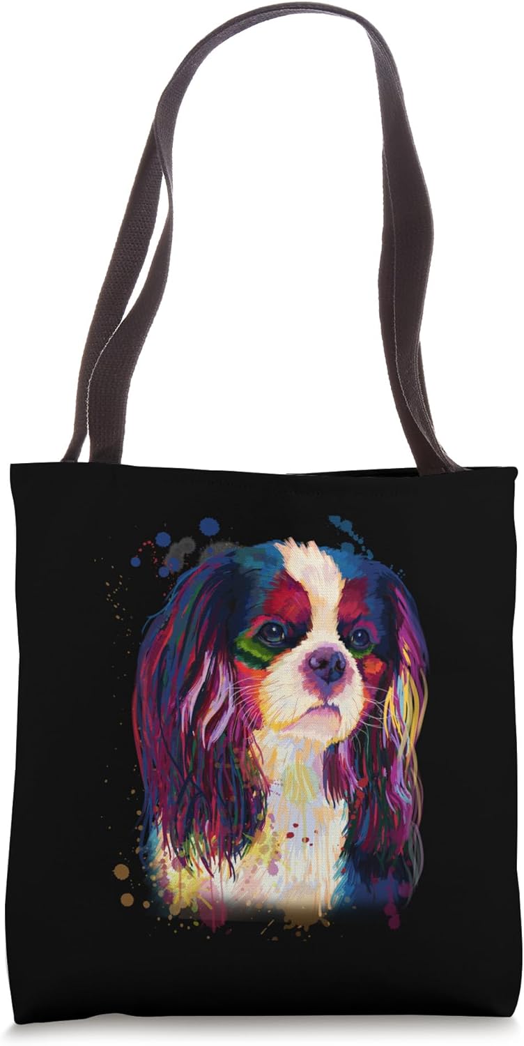 Cavalier King Charles Spaniel for a Dog Mom Tote Bag