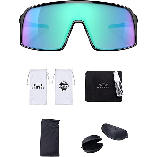 Oakley Sutro OO9406 Shield Sunglasses | Bundle with Cleaning Kit & White Microfiber Bag