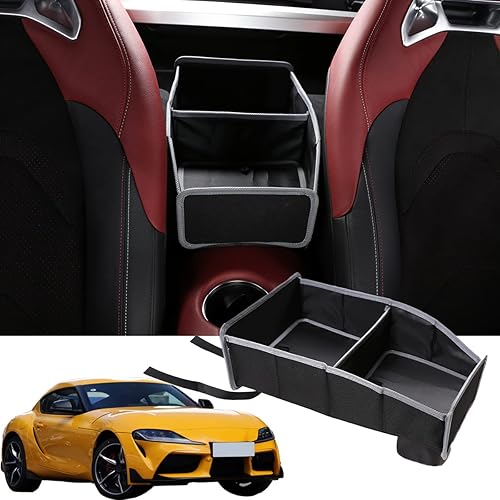 para Toyota Supra GR A90 A91 MK5 2020-2022 Asiento de coche reposabrazos central Caja de almacenamiento especial (YC OC09290)