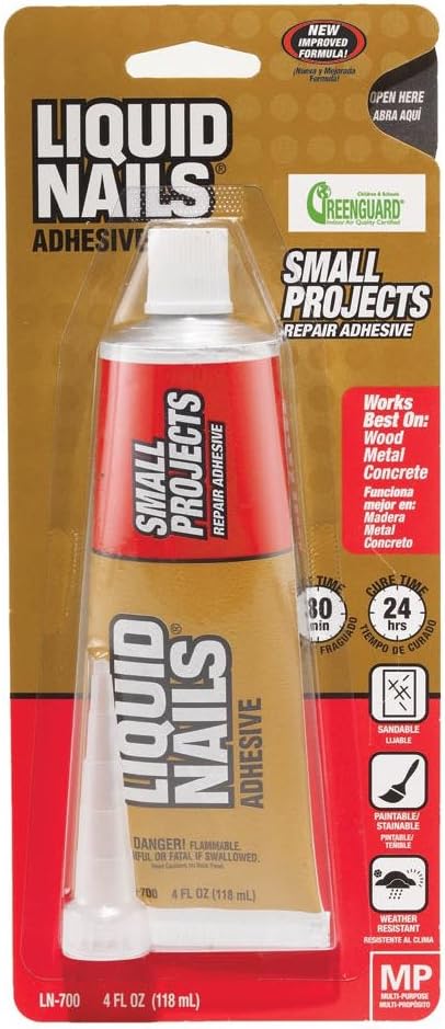 Liquid Nails Small Projects Multi-Purpose Adhesive