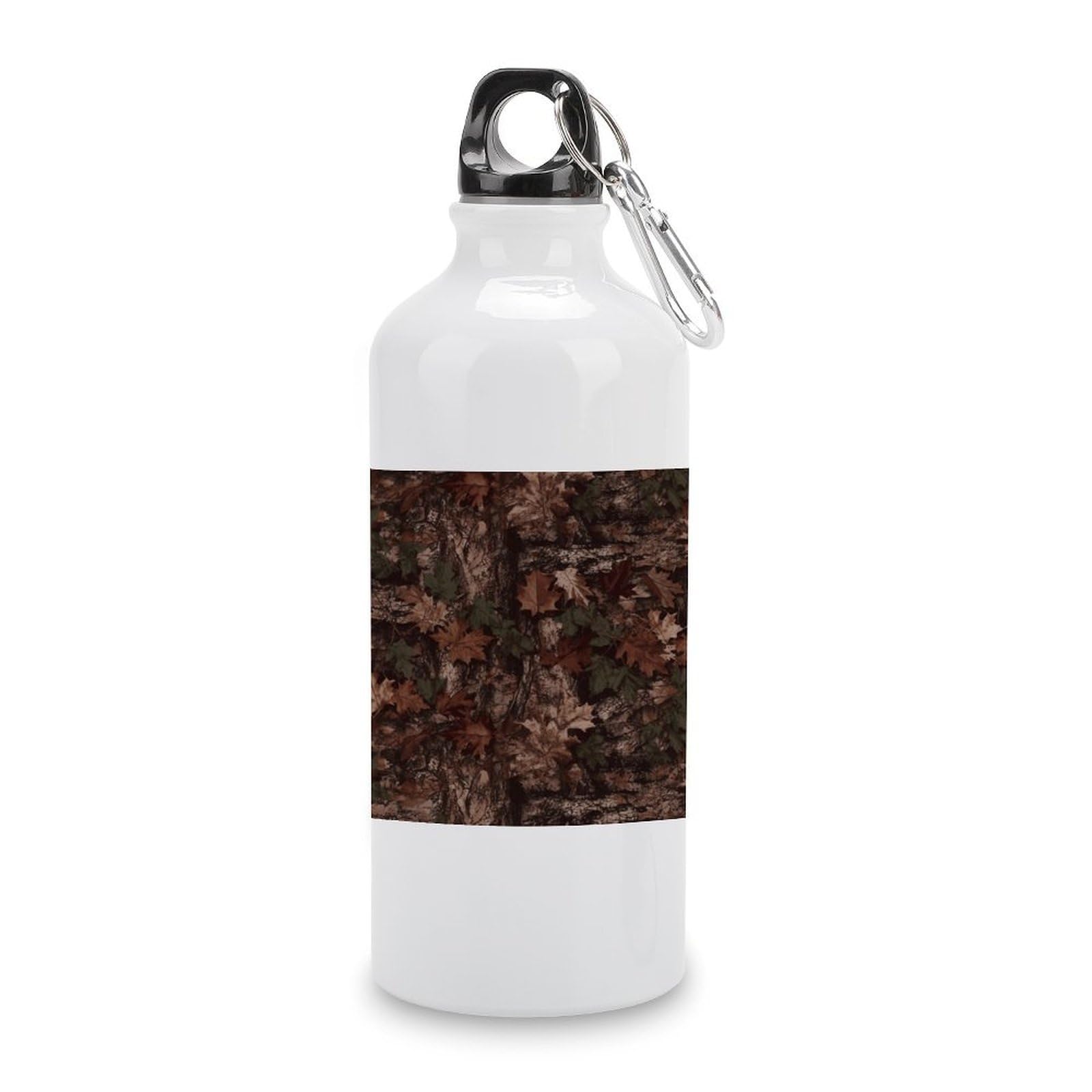 VstaDank Outfitter Tuff Camo Water Bottles Aluminum Sports Water Bottle with Lid&Hook Buckle Fashion Vacuum Insulated Water Bottles Hydration Flask Leak Proof Tumbler Keep Cold&Hot