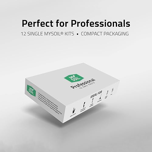 Miniatura 3 de MySoil - Kit de prueba de suelo paquete de 12  Cultiva el mejor césped y jardín  Análisis completo y preciso de nutrientes y pH con recomendaciones