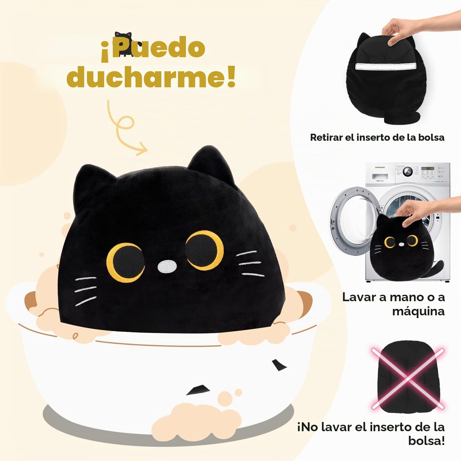 Almohadilla térmica para microondas Calambres menstruales y espalda, lindos animales de peluche para aliviar el dolor