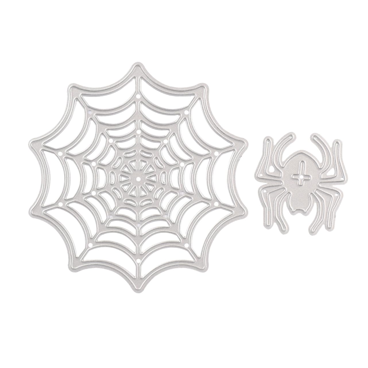 SEWACC Plantilla De Marco De Fotos De Bricolaje Web Troqueles De Corte De Telaraña De Halloween Recortes Moldes Troqueles De Corte De Tela De Araña Troquel De Corte De Tela De Araña Plata