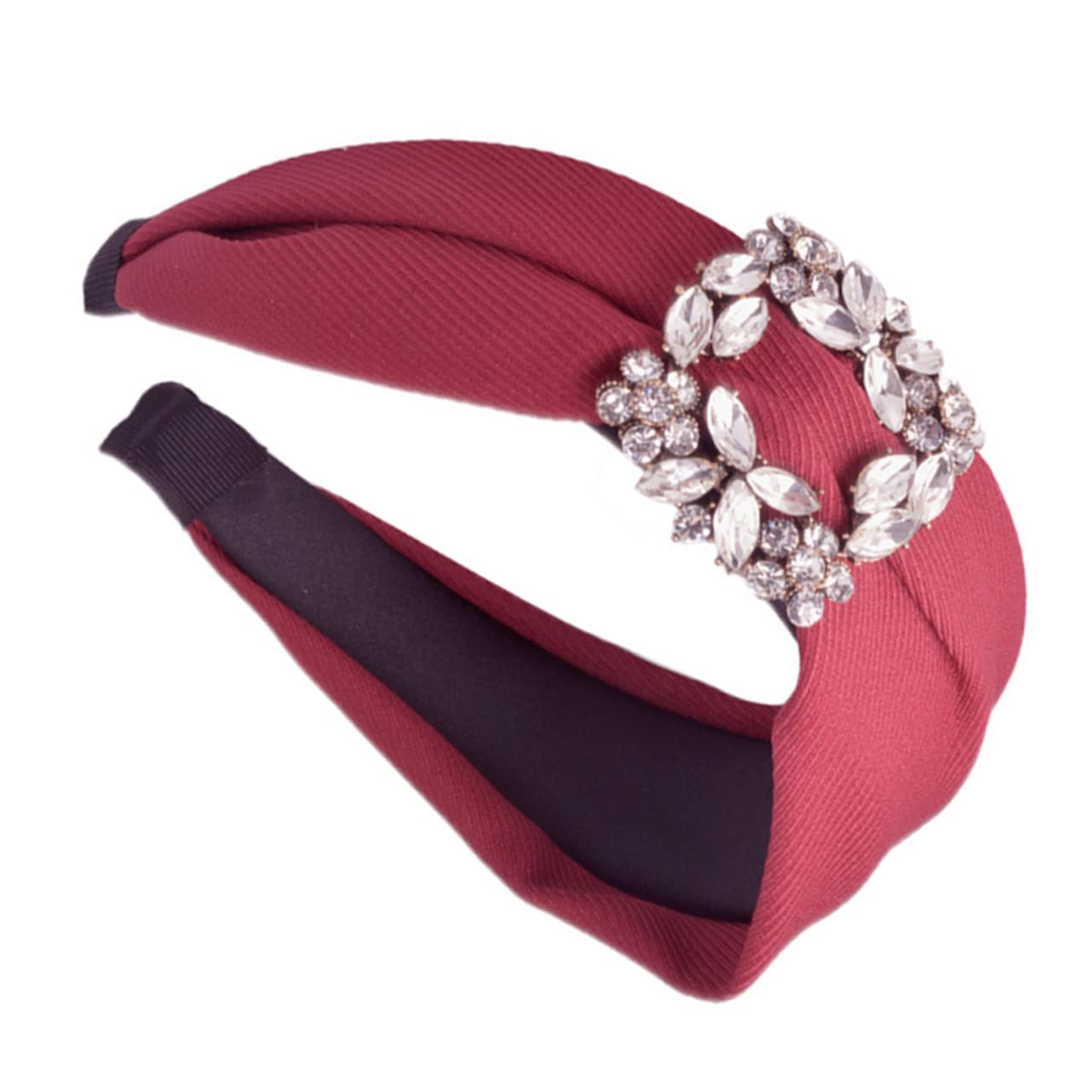 Healeved 3 Eleganti Cerchietti Per Da Donna Con Fascia Larga E Strass Per L'uso Quotidiano E Per Le Occasioni Speciali