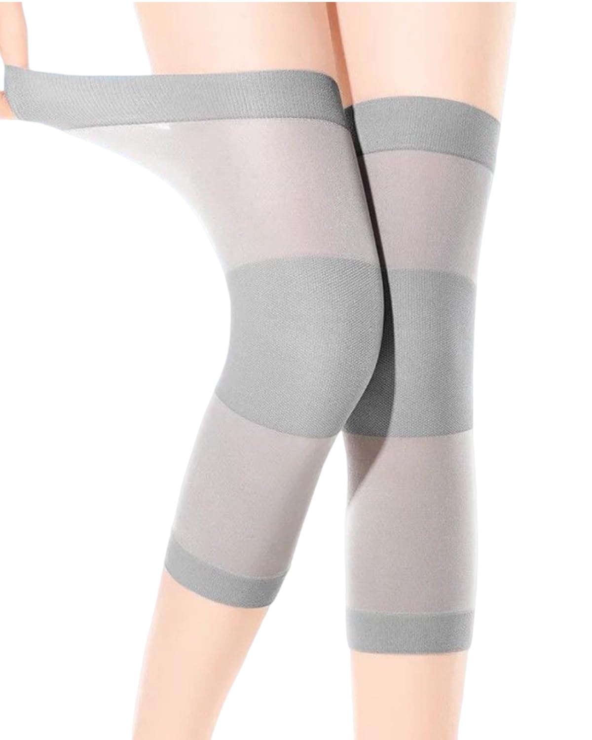 Bamboo Compression Knee Sleeves, Knee Brace, Knee Support, Bamboo Knee Cap, Knee Pad for Gym, Running, Basketball, Sports, Joint Pain Relief, Injury Recovery (Grey) (B0DBYKVCRH) Amazon Price History, Amazon Price Tracker