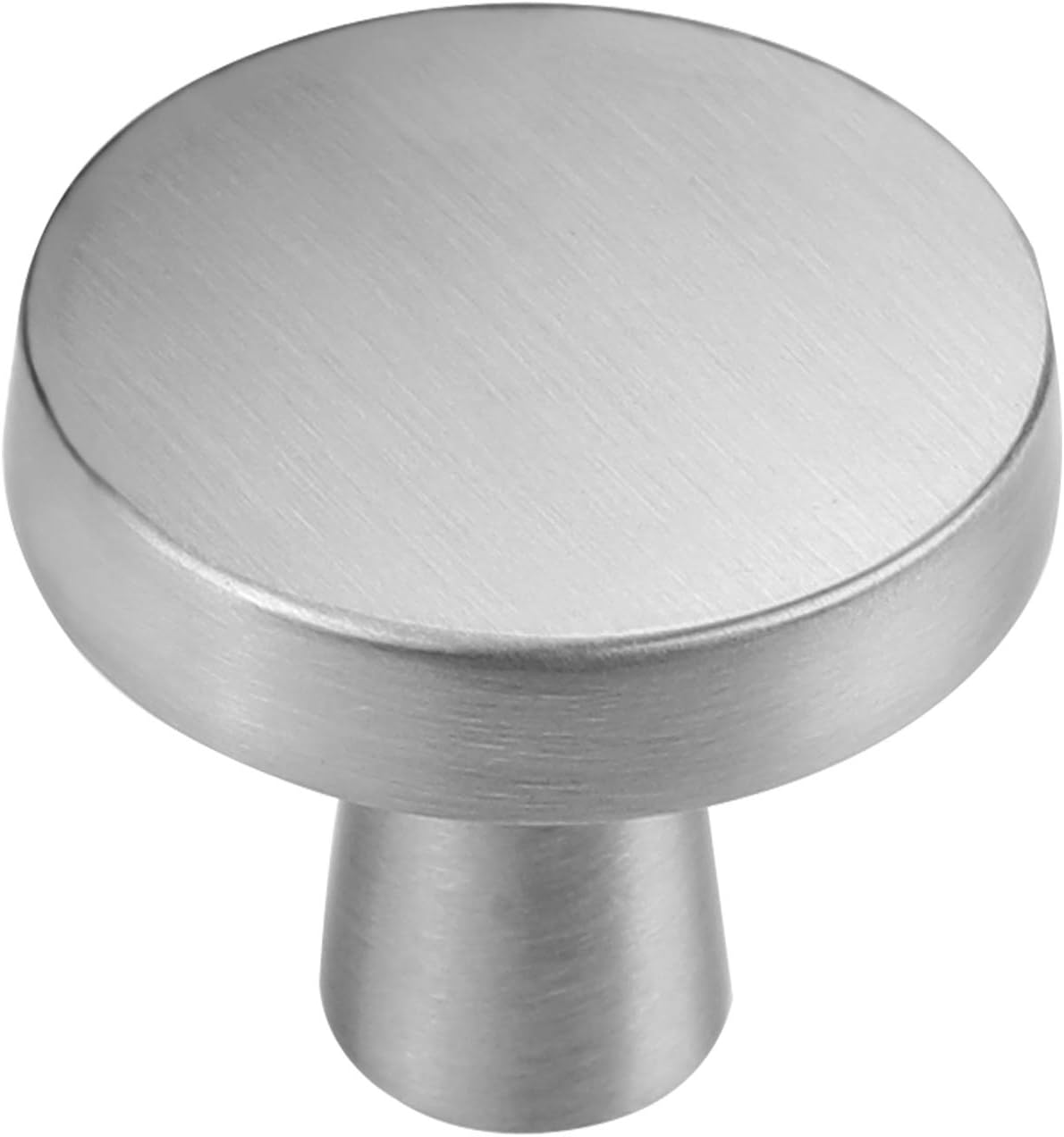 5Pack goldenwarm Round Knobs Brushed Nickel Drawer Pull Knobs