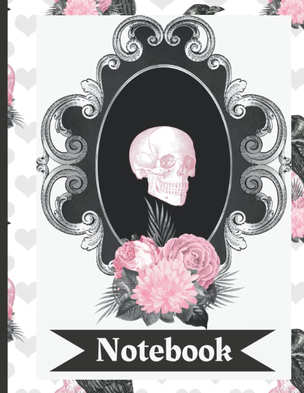 Gothic Lined Notebook Journal Novelty Gift: 120 page 8.5 x 11" Lined Notebook