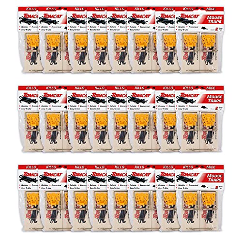 Tomcat Wooden Mouse Traps, 2 Traps/Pack (24-Pack) #TOP5
