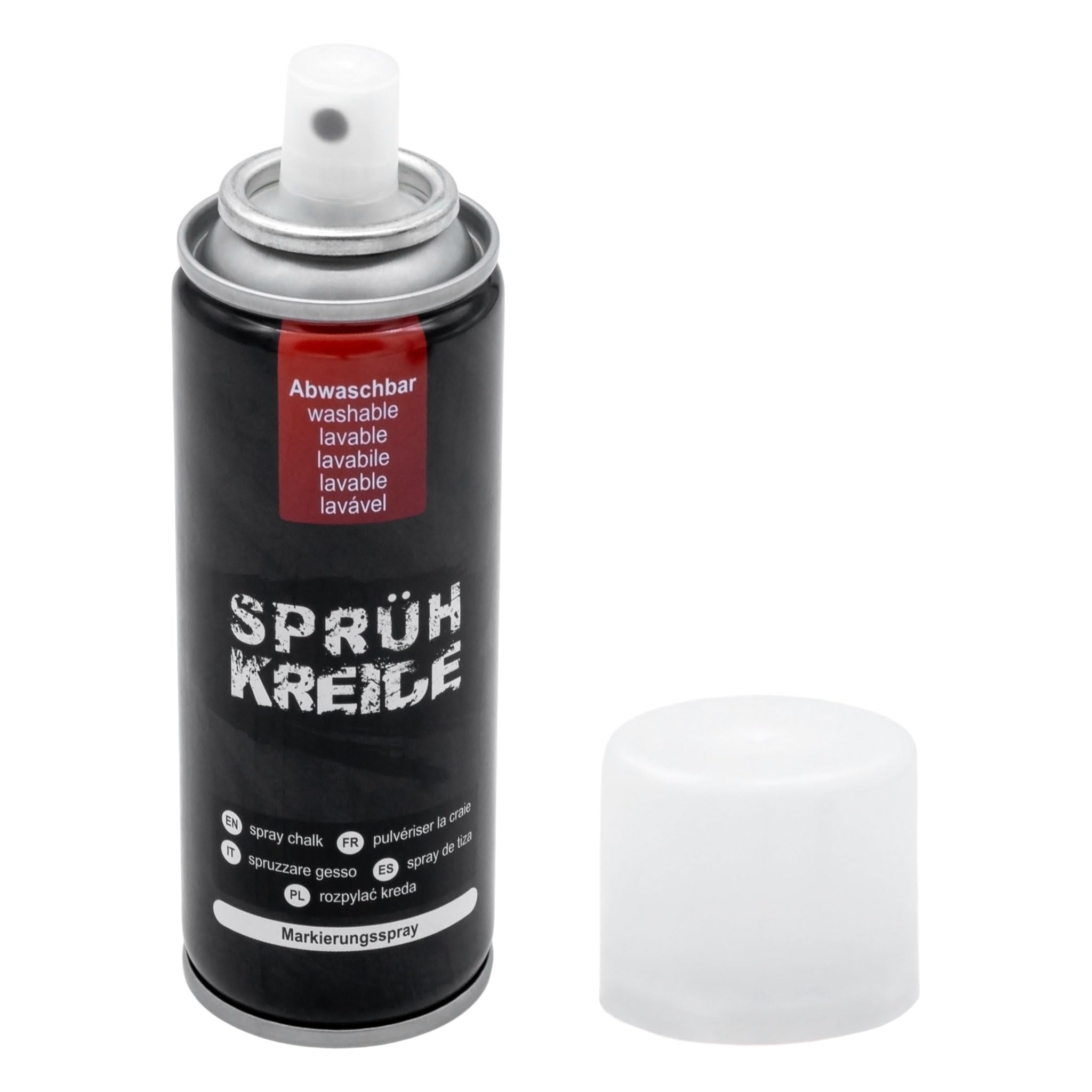 Spetebo Lot de 24 craies en spray blanches 100 ml marquage extérieur lavable