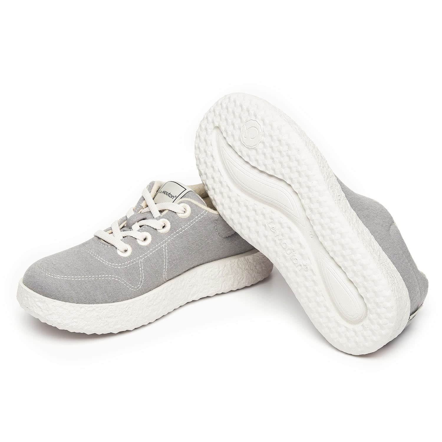 LE MOUTON Mate Merino Wool Comfortable Walking Shoes Grey 270mm