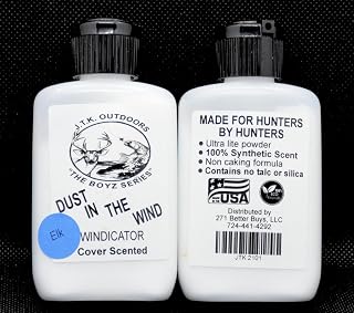 Wind Direction Indicator for Hunting - Breeze Checker - Ultra Lite Powder - Puffer Bottle. Now Available in Scented or Unscented