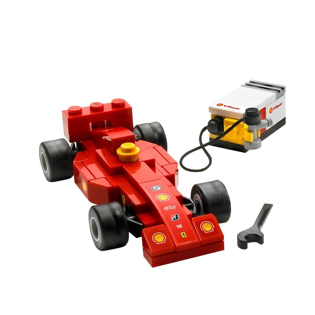 LEGO Racers 8155 - Tiny Turbo Ferrari F1 Tankstopp