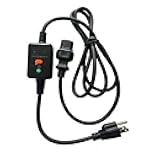 ZSPINJIA Power Cord Specifically Designed for Snow Melting Mats and Heating Pads, 5.9FT Long Power Cord, Compatible with Most Snow Melting mats Manufactured in China.
