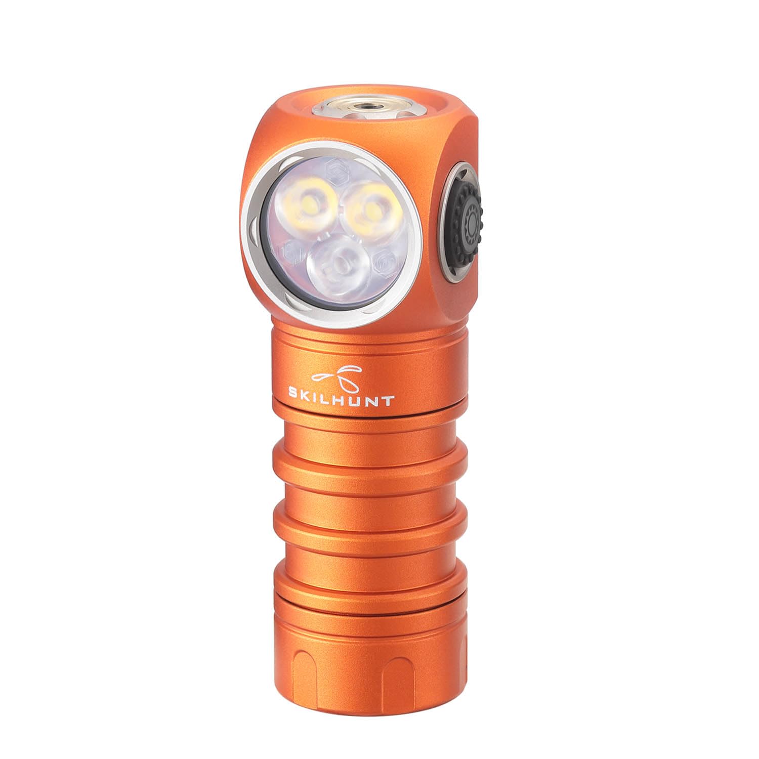 SKILHUNT H200 Mini Headlamp Flashlight,1000 lumens USB Magnetic Rechargeable LED Headlamp,Hands-Free Reliable Angle Ligh for Running Camping Hiking