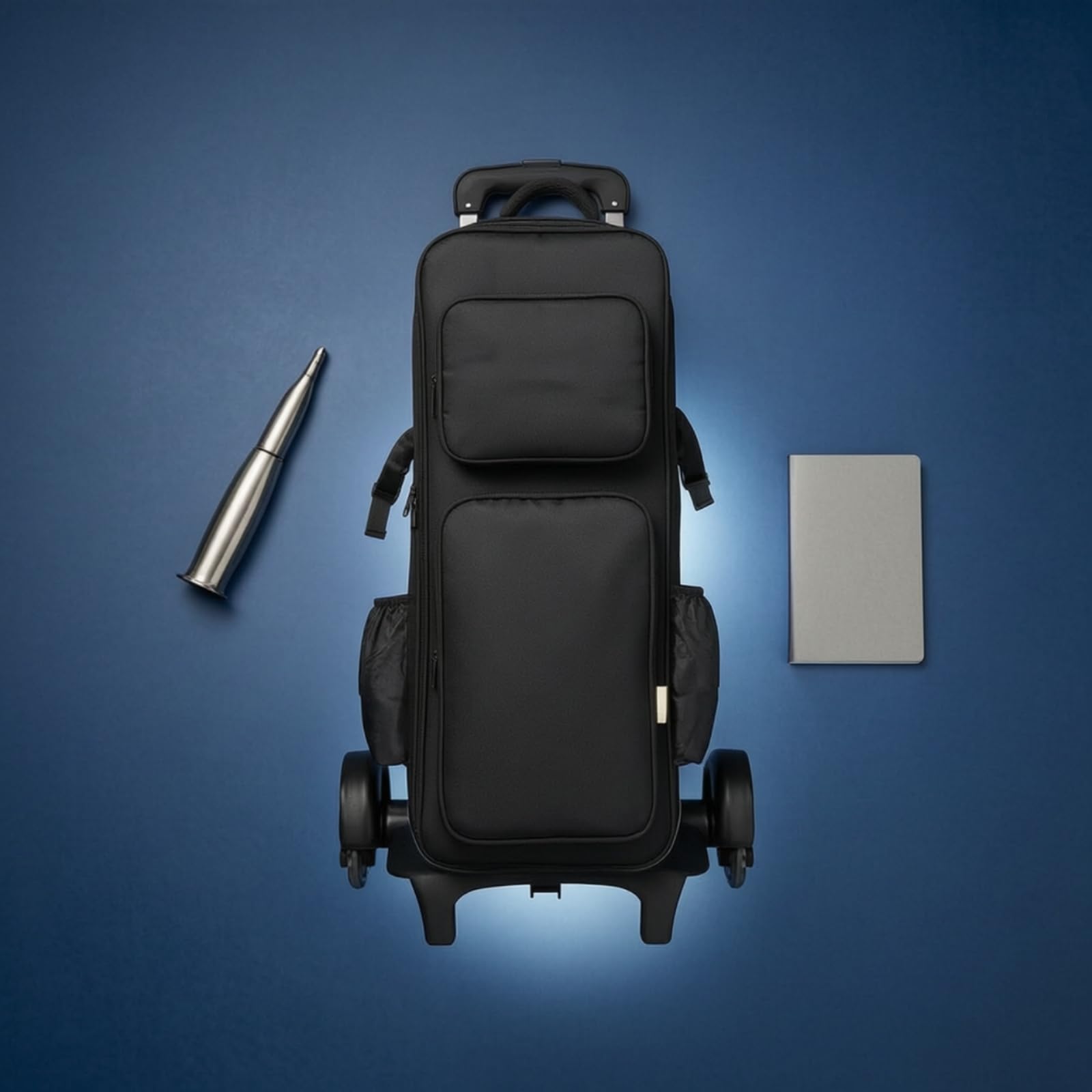 LRXFPIYF Instrumententasche wasserdichte Instrumententasche Koffer Rucksack Tragetasche mit Bequemem Tragesystem Umbaubar zu, Erweiterte Version Mit Rollen, Array, Schwarz