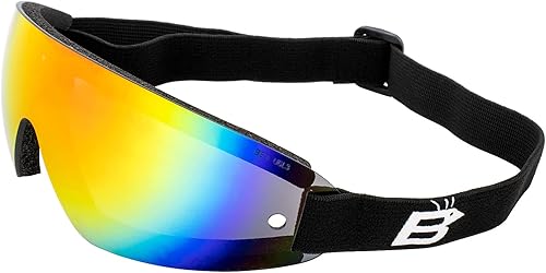 Birdz Gafas de parasailing con lente de espejo rojo ReflecTech de una pieza