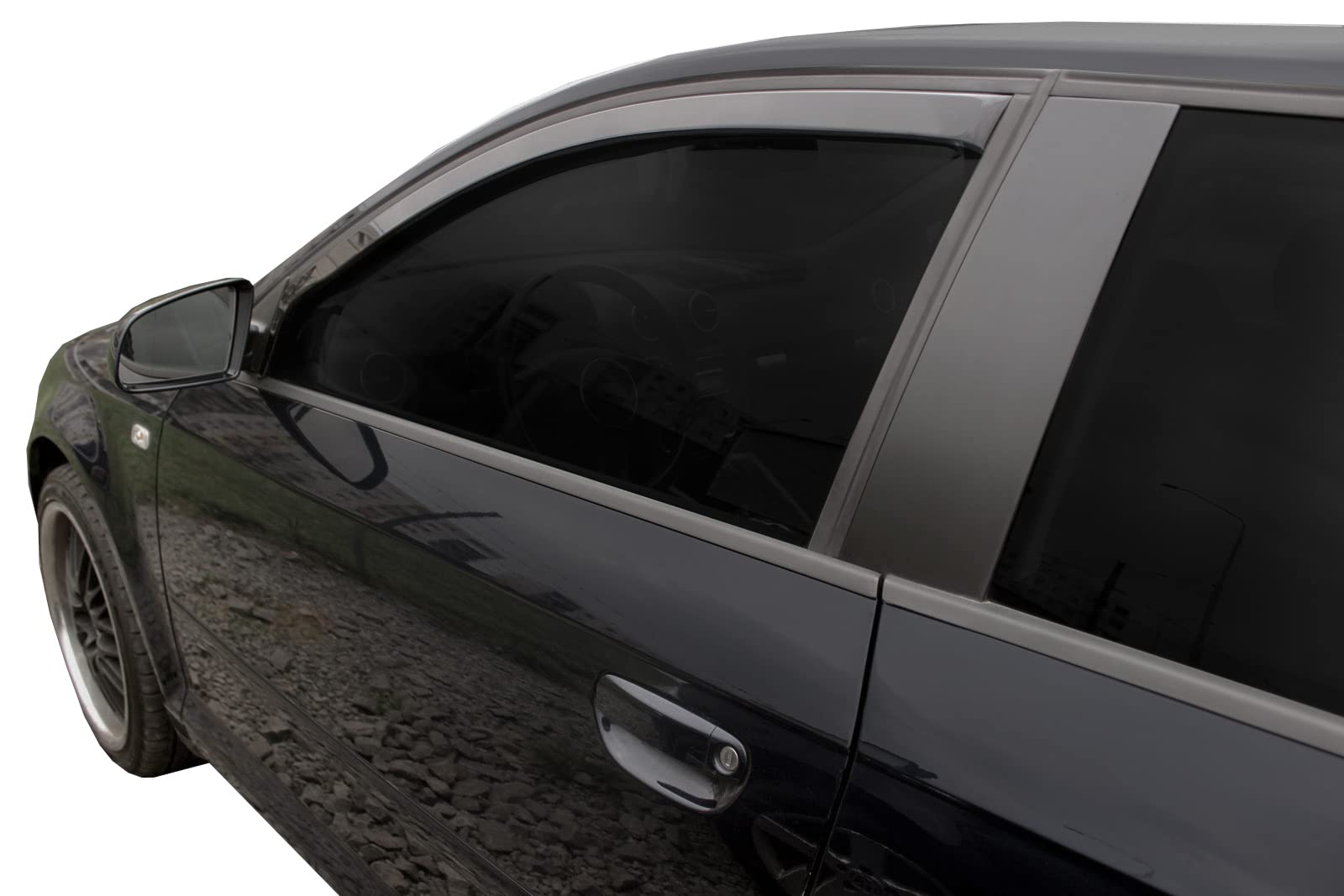 Deflettori D’Aria Antiturbo Per Audi A3 8P 3 Porte (2003-2012) – 2 Pezzi Anteriori E Posteriori