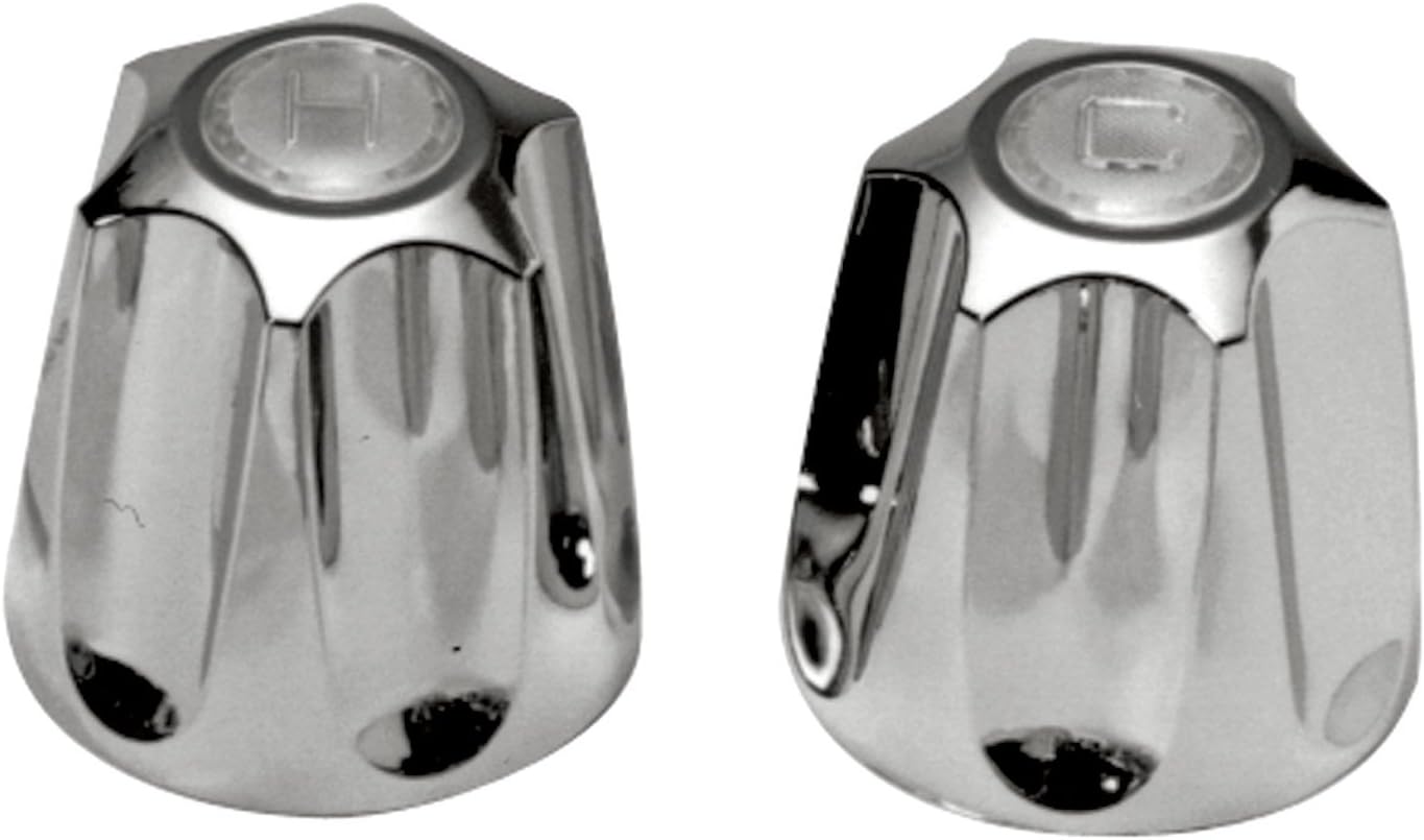 (80457) Pair of Faucet Handles for Price Pfister Verve Tub/Shower, Size, Chrome|Metal
