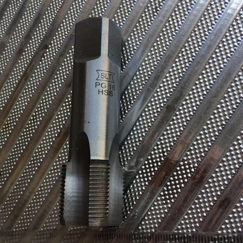 PG Tap 80 Degrés 1PC HSS PG7-PG29 Tarauds De Machine Standard Allemands For Le Filetage De Tuyaux De Cylindre En Acier (Color : Ivory, Size : PG7-20