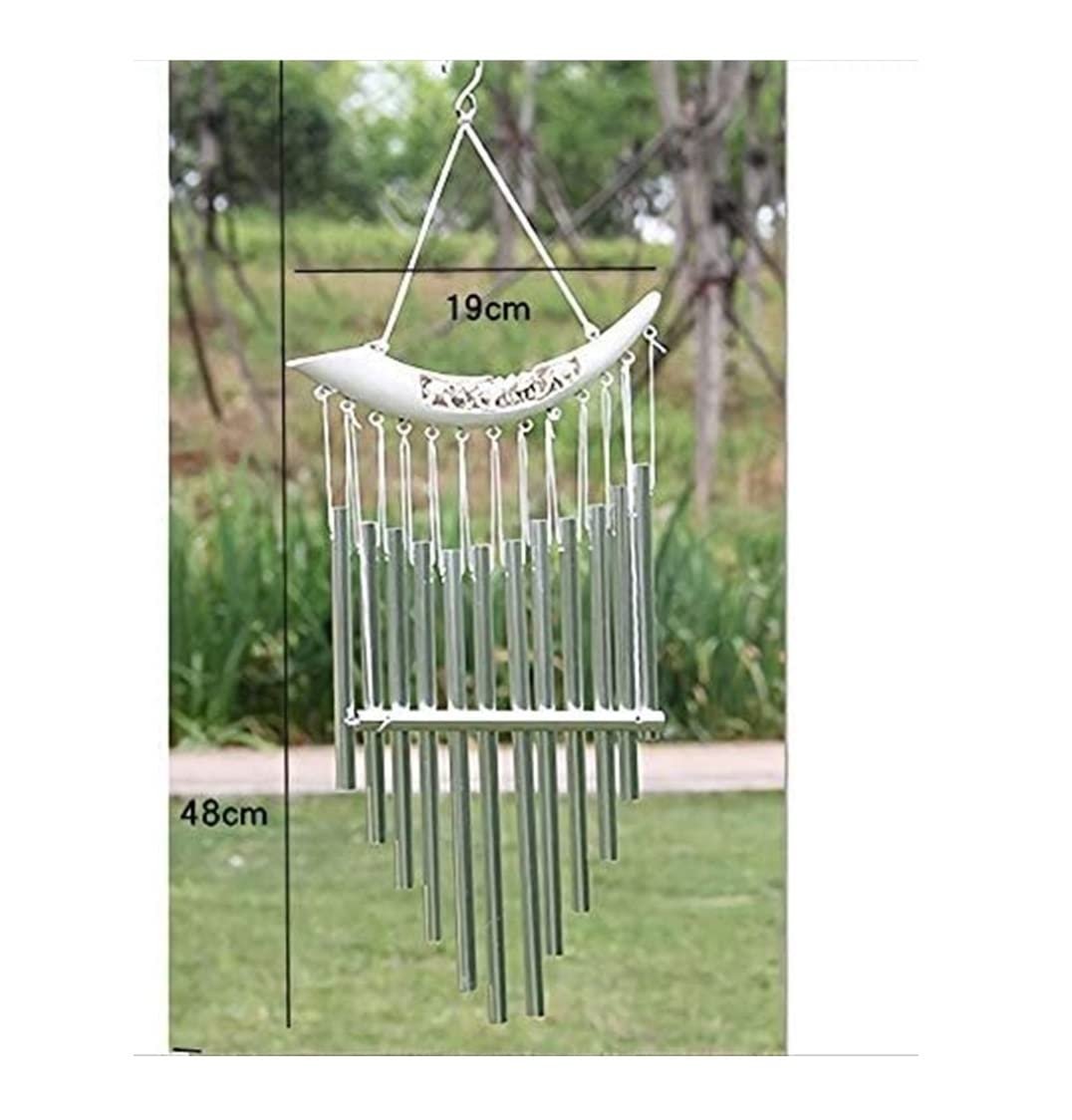 Modernes Windspiel, Terrasse, Resin Memorial Wind Chimes Outdoor Deep Tone, Chime Sympathy Gartenornamente