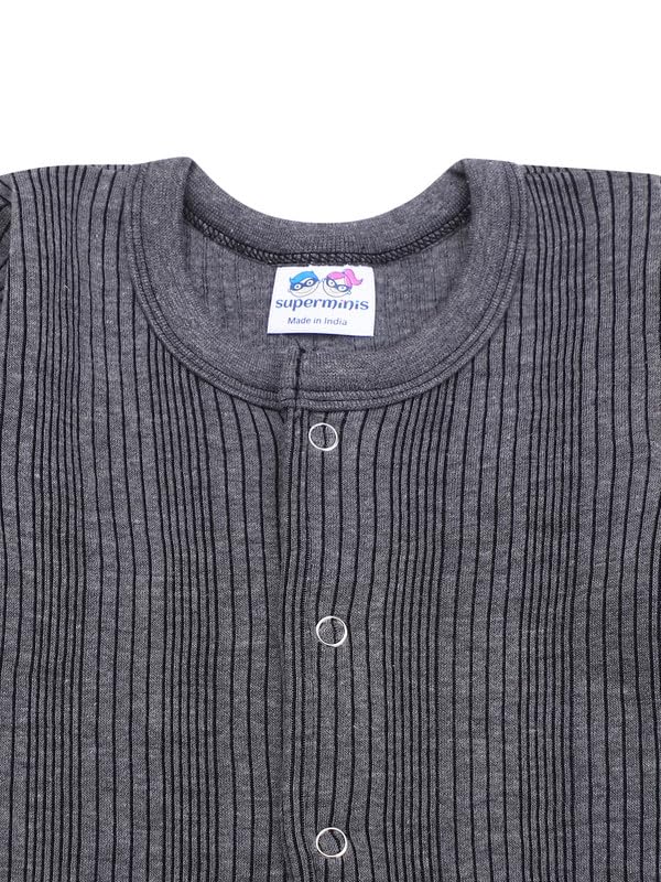 Image of superminis Baby Girls and Boys Thermal Romper-Full Sleeves, Winter Wear Suit for Infants