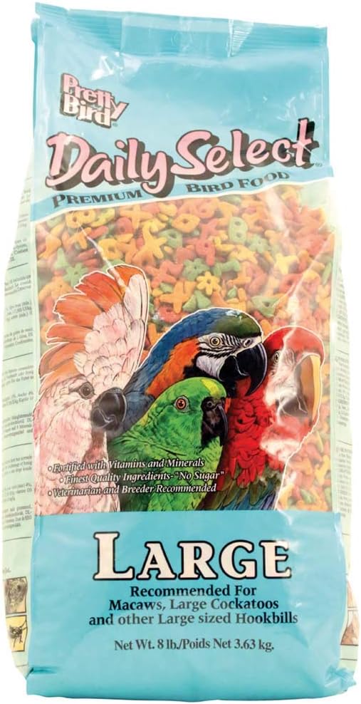Pretty Bird Daily Select Large Complete Parrot Food 3.63kg (8lb)