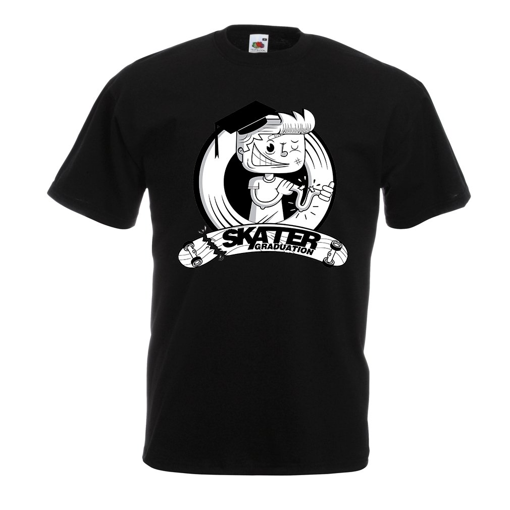 Men's T-Shirt Pro Skate Academy Graduation - for Skaters - Skateboard - Longboard, Gifts for The Skateboarders