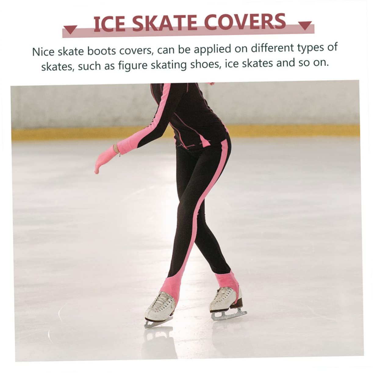 BESPORTBLE 5paires Couverture De Patins à Glace Résistante à Usure pour Patins De Hockey Patinage Artistique Accessoire Pratique pour Éviter Les Marques Et Salissures