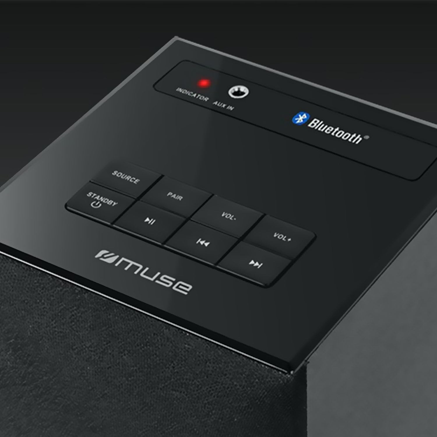 MUSE M-1050 BT Enceinte d'intérieur Bluetooth USB 20 W Noir