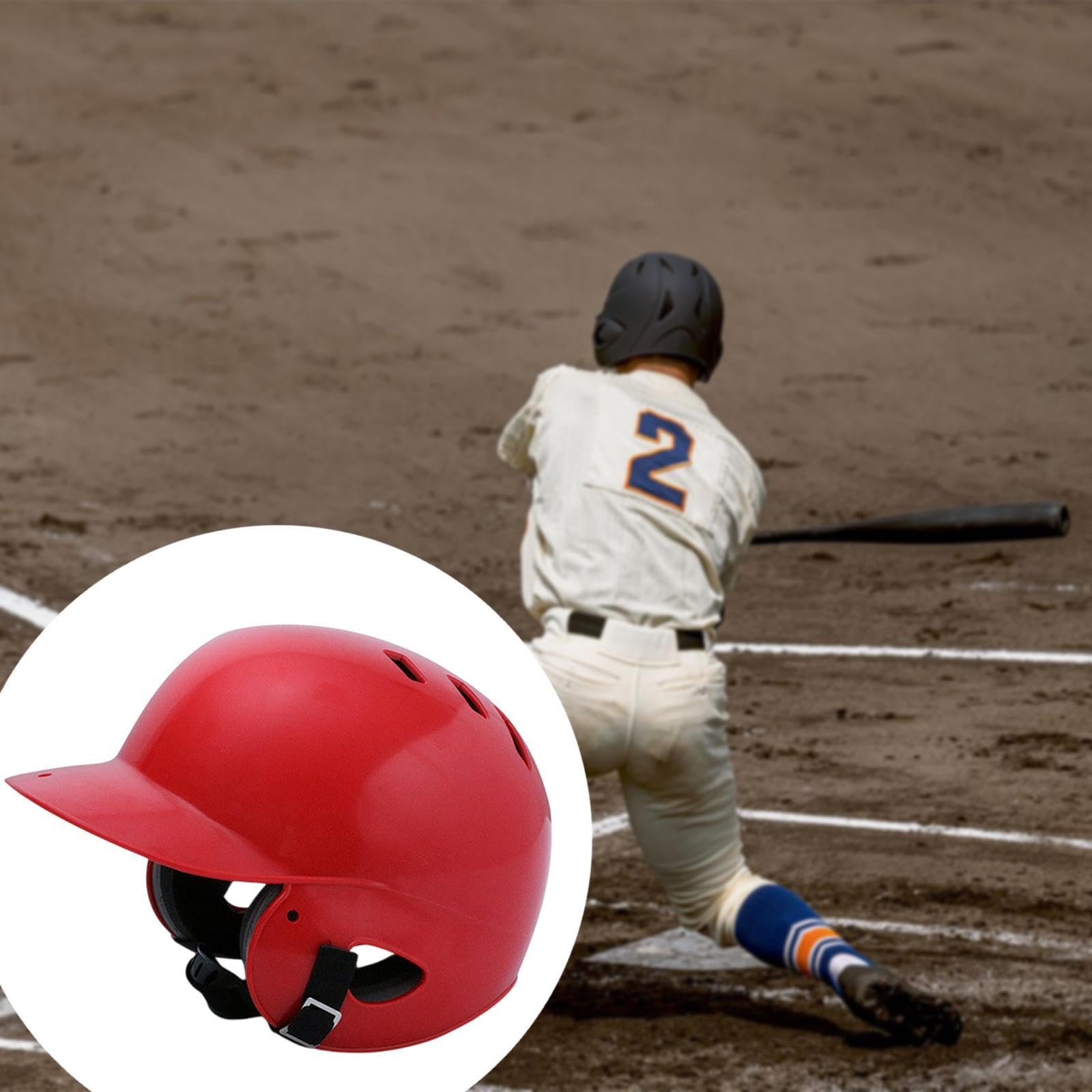 Perfeclan Casco de bateo de béisbol para niños, Casco de Softball de Doble oído para al Aire Libre, Deportes, Partido, niños niños niñas